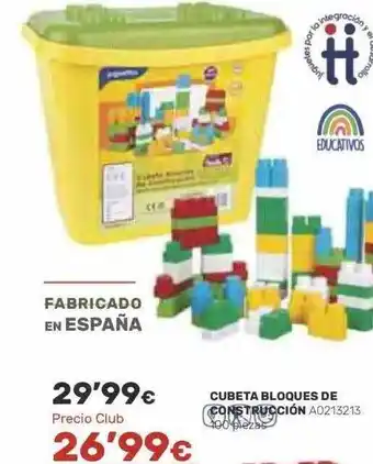 Juguettos Cubeta bloques de construcción oferta