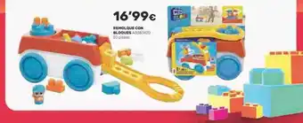 Juguettos Remolque con bloques oferta