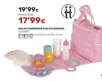 Juguettos Bolso cambiador con accesorios oferta