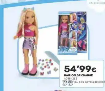 Juguettos Hair color change oferta