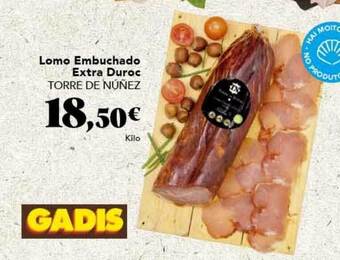 Gadis Lomo embuchado extra duroc torre de núñez oferta