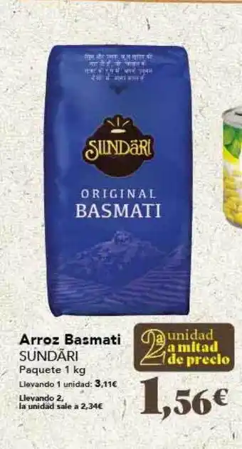 Gadis Arroz basmati sundãri oferta
