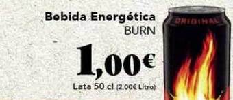 Gadis Bebida energética burn oferta