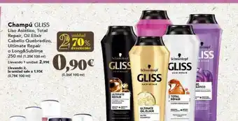 Gadis 2a unidad 70% descuento champú gliss oferta
