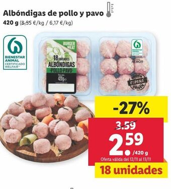 Lidl Albóndigas oferta