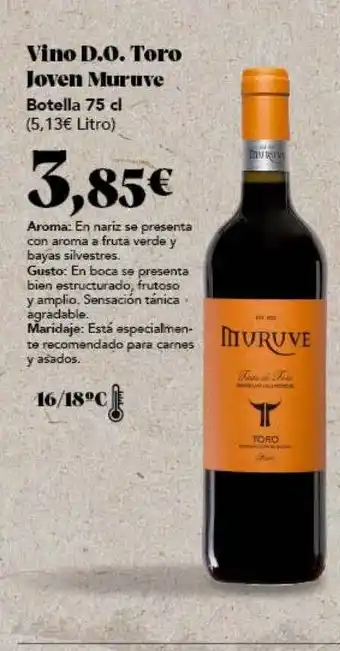 Gadis Vino d.o. toro joven muruve oferta