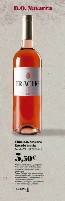 Gadis Vino d.o. navarra rosado irache oferta