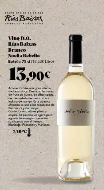 Gadis Vino d.o. rías baixas branco noelia bebelia oferta