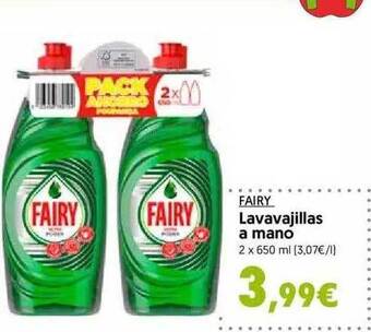 Hiper Usera Fairy lavavajillas a mano oferta