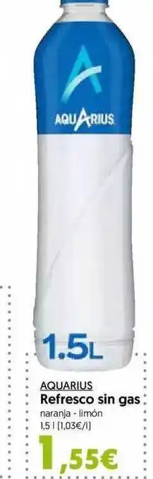 Hiper Usera Aquarius refresco sin gas naranja oferta