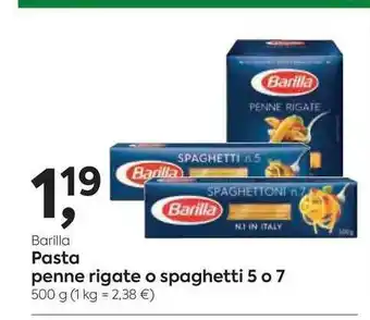 SPAR Fragadis Barilla Pasta Penne Rigate O Spaghetti 5 O 7 oferta
