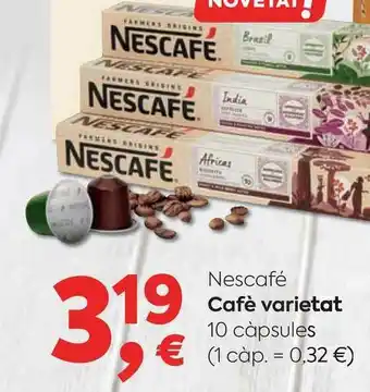 SPAR Fragadis Cafè Varietat Nescafé oferta
