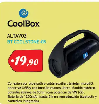 Microsshop CoolBox Altavoz BT Coolstone-05 oferta