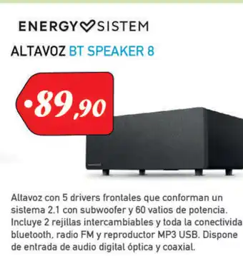 Microsshop Energy Sistem Altavoz BT Speaker 8 oferta