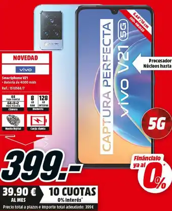 MediaMarkt Vivo V21 5G oferta