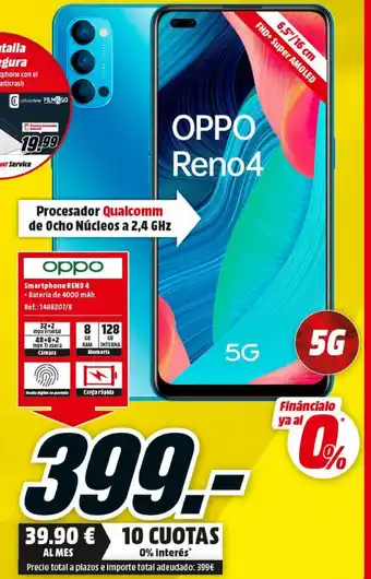 MediaMarkt Oppo Reno 4 oferta