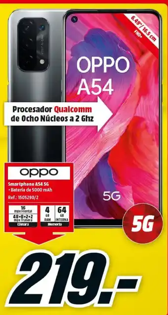 MediaMarkt Oppo A54 oferta