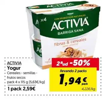 Hiper Usera Yogur ACTIVIA oferta
