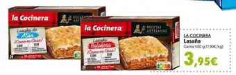 Hiper Usera Lasaña LA COCINERA oferta