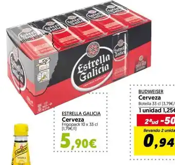 Hiper Usera Cerveza ESTRELLA GALICIA oferta