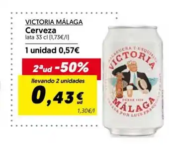 Hiper Usera Cerveza VICTORIA MALAGA oferta