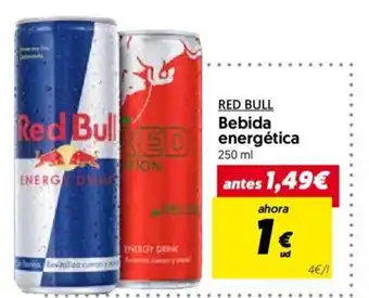 Hiper Usera Bebida energética RED BULL oferta