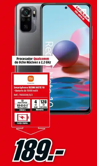 MediaMarkt Realmi Note 10 oferta
