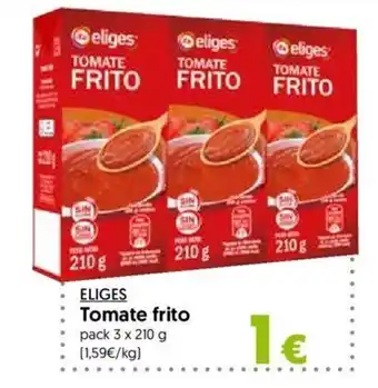 Hiper Usera Tomate frito ELIGES oferta