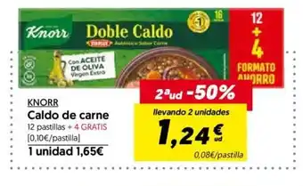 Hiper Usera Caldo de carne KNORR oferta
