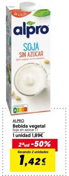 Bebida vegeral ALPRO