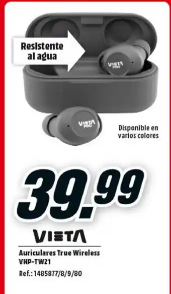 MediaMarkt Vieta Auriculares True Wireless VHP-TW21 oferta