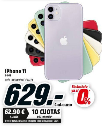 MediaMarkt iphone 11 64gb oferta