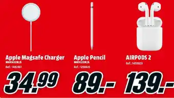 MediaMarkt Apple Magsafe Charger/Apple Pencil/ Airpods 2 oferta
