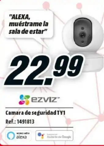 MediaMarkt Ezviz Camara de seguridad Ty1 oferta