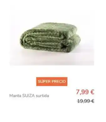Conforama Manta suiza Surtida oferta