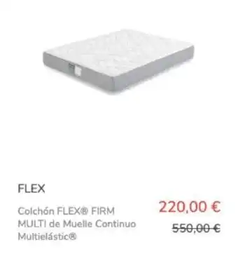 Conforama Colchón Flex Firm Multi de Muelle Continuo oferta
