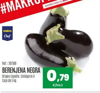 Makro Berenjena Negra oferta
