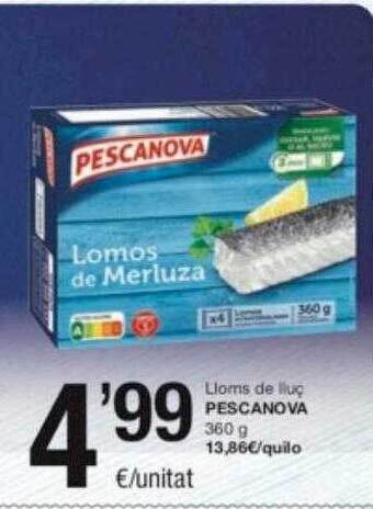 SPAR Fragadis Lloms de lluç pescanova oferta