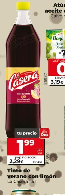 Dia Tinto de Verano Con Limon oferta