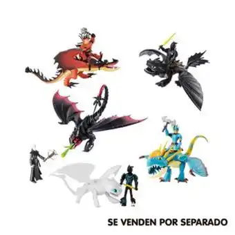 Toy Planet Dragones de berk cómo entrenar a tu dragón dragon y vikingo oferta