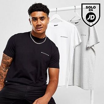 JD Sports Mckenzie pack de 3 camisetas essential oferta