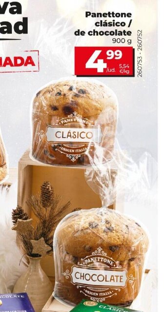 Dia Panettone Clasico de Chocolate oferta