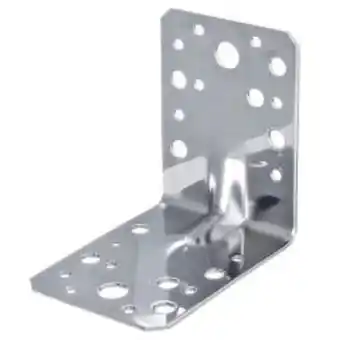 BricoCentro Escuadra reforzada inoxidable 9x9x6,5cm oferta