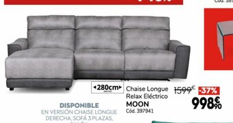Conforama Chaise Longue Relax Electrico Moon oferta