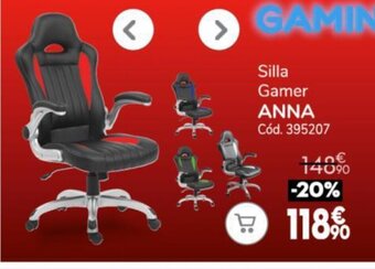 Conforama Silla Gamer Anna oferta