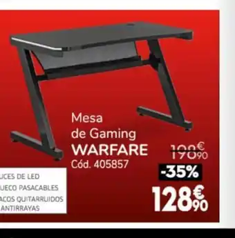 Conforama Mesa de Gaming Warfare oferta