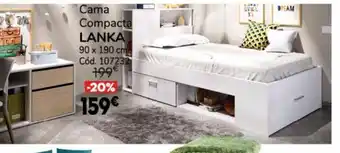 Conforama Cama Compacta Lanka oferta