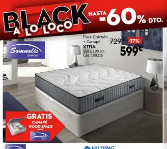 Conforama Pack Colchón +Canape oferta