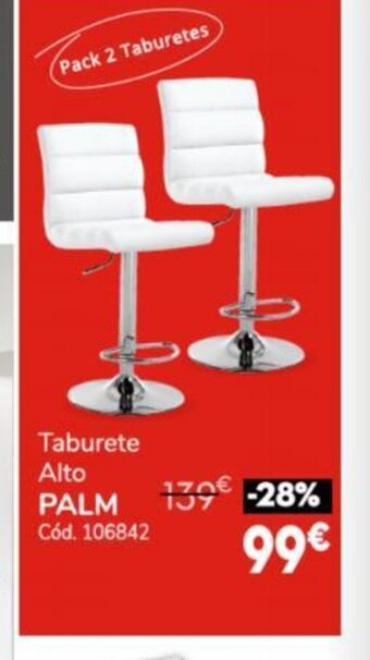 Conforama Taburete Alto Palm oferta