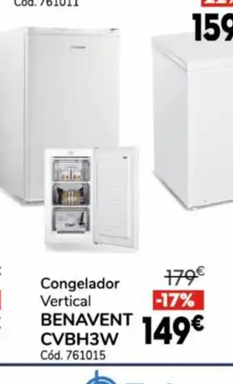 Conforama Congelador Vertical Benavent oferta